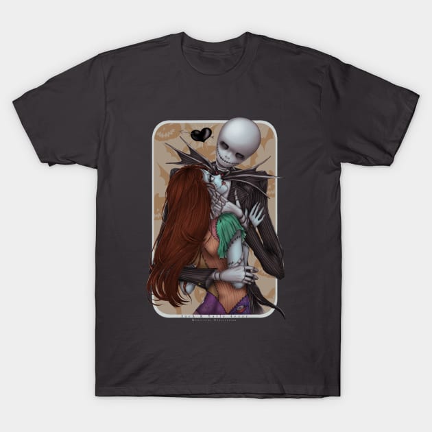 Jack and Sally 4ever COLOUR T-Shirt by Monstrous1